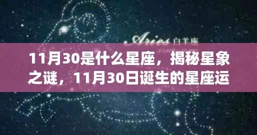揭秘星象之谜,揭秘11月30日星座运势与特点解析
