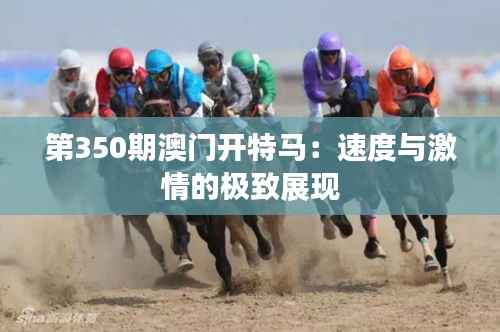 第350期澳门开特马:速度与激情的极致展现