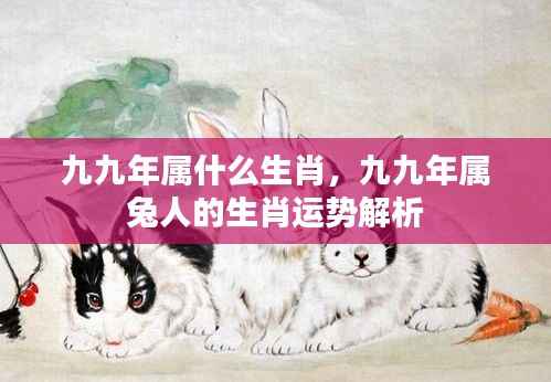 九九年属兔人的生肖运势详解及生肖运势解析