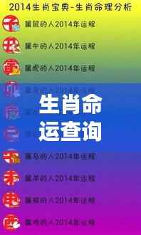 揭秘生肖命运走势与个性特质,生肖命运查询深度解析