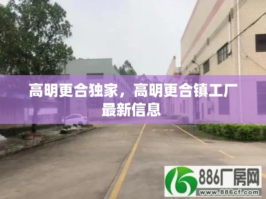 高明更合独家,高明更合镇工厂最新信息