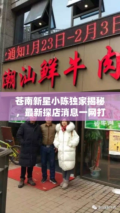 苍南新星小陈独家揭秘,最新探店消息一网打尽