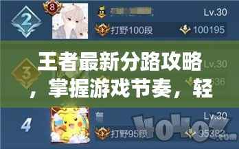 王者最新分路攻略,掌握游戏节奏,轻松上分冲刺王者之巅